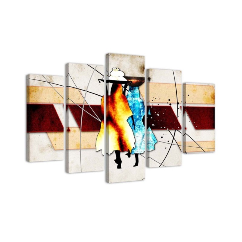 Leinwandbild - Afrika Frauen | Feeby