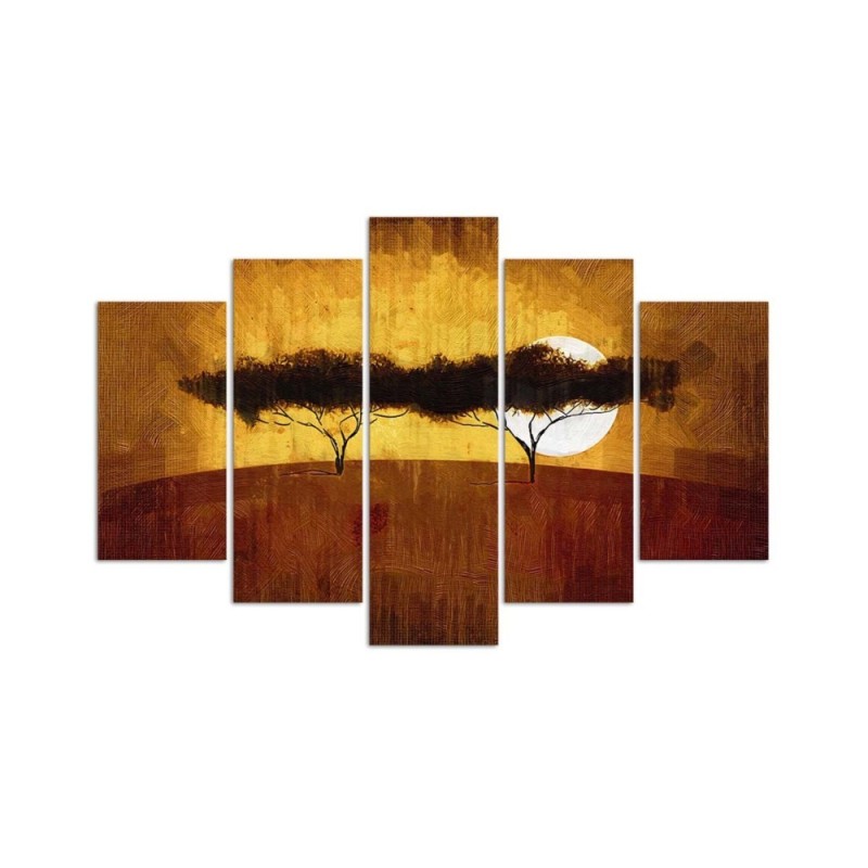 Bild auf Leinwand - Afrika-Landschaftsbäume | Feeby