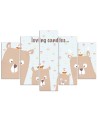 Obraz boho dla dzieci Misie Loving candies | FEEBY