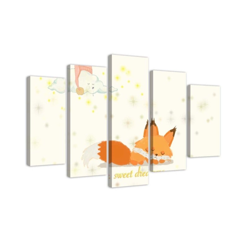 Dekoratives Leinwandbild - Rotfuchs | Feeby