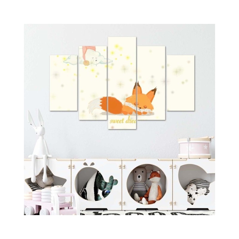 Dekoratives Leinwandbild - Rotfuchs | Feeby