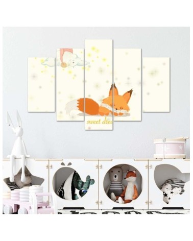 Dekoratives Leinwandbild - Rotfuchs | Feeby