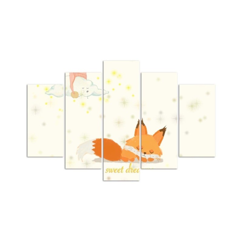 Dekoratives Leinwandbild - Rotfuchs | Feeby