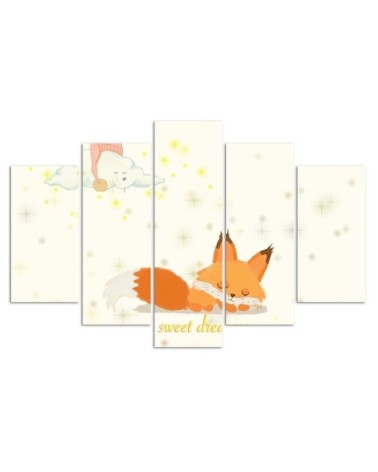 Dekoratives Leinwandbild - Rotfuchs | Feeby