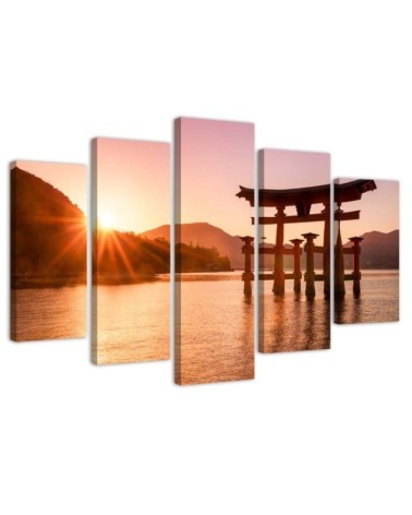 Japan landscape wall art decoration for bedroom, living room | FEEBY