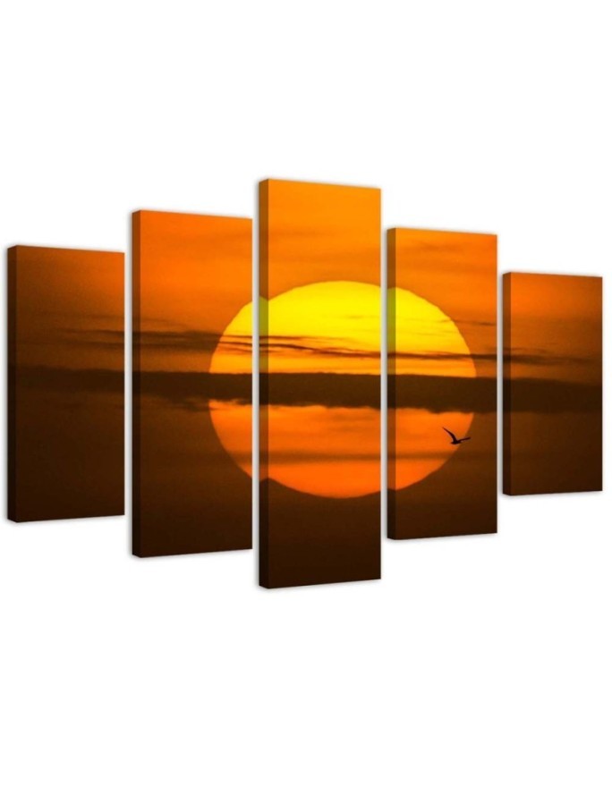 Bild auf Leinwand - Sonnenuntergang | Feeby