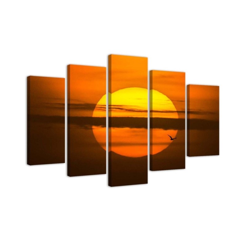 Bild auf Leinwand - Sonnenuntergang | Feeby