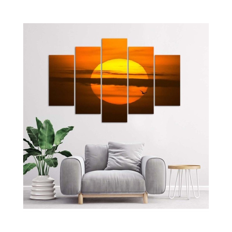 Bild auf Leinwand - Sonnenuntergang | Feeby