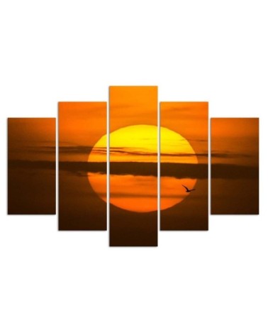 Bild auf Leinwand - Sonnenuntergang | Feeby