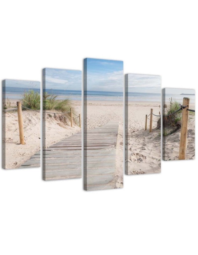 Modernes Wandbild - Strand Meer | Feeby