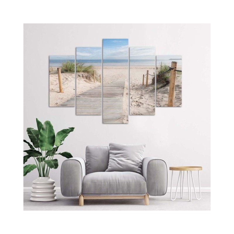 Modernes Wandbild - Strand Meer | Feeby