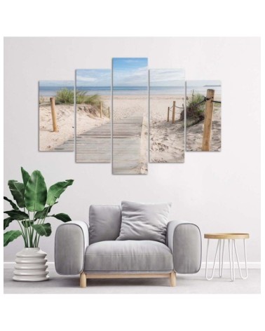 Modernes Wandbild - Strand Meer | Feeby