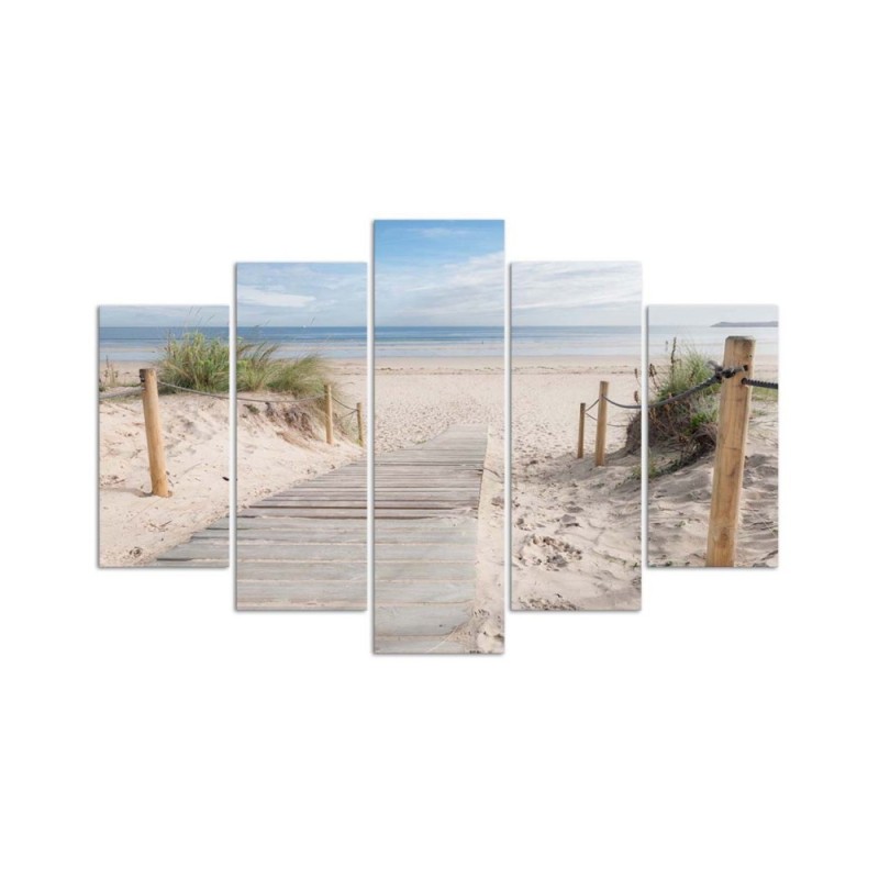 Modernes Wandbild - Strand Meer | Feeby