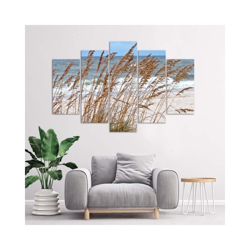 Leinwanddruck - MeeresdünenGräser | Feeby