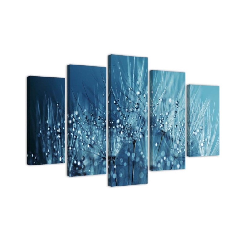 Leinwandbild - Blaue Gebläse | Feeby