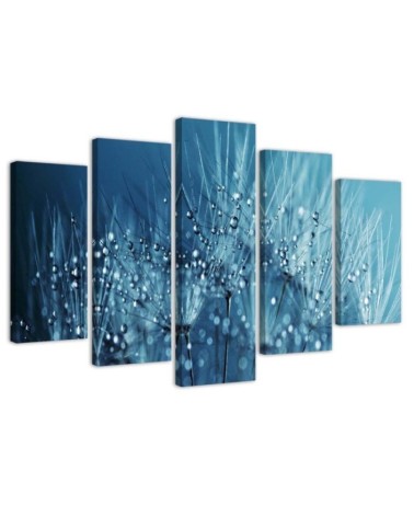 Leinwandbild - Blaue Gebläse | Feeby