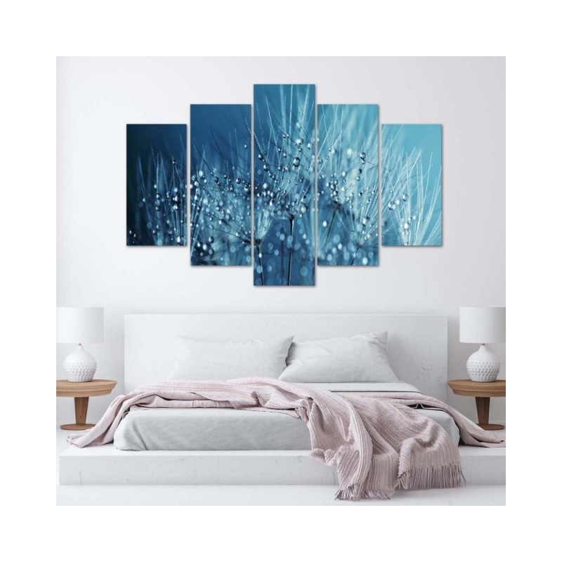 Leinwandbild - Blaue Gebläse | Feeby