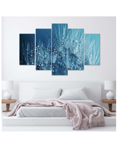 Leinwandbild - Blaue Gebläse | Feeby