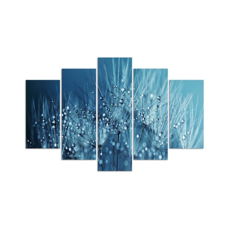 Leinwandbild - Blaue Gebläse | Feeby