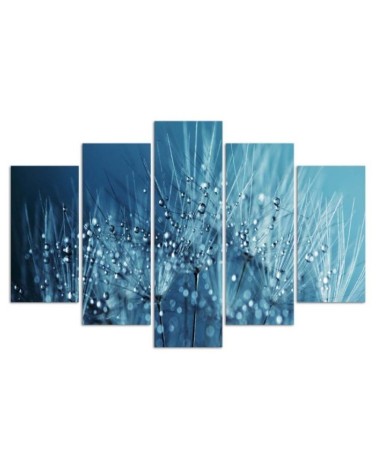 Leinwandbild - Blaue Gebläse | Feeby