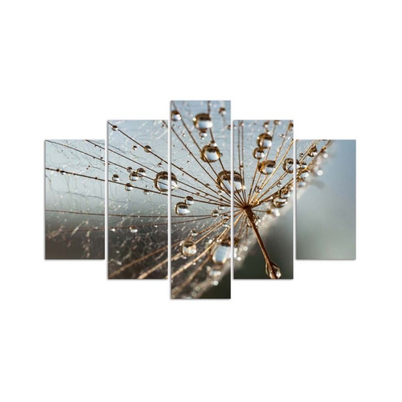 Modernes Wandbild - Gebläse Rose Grau | Feeby