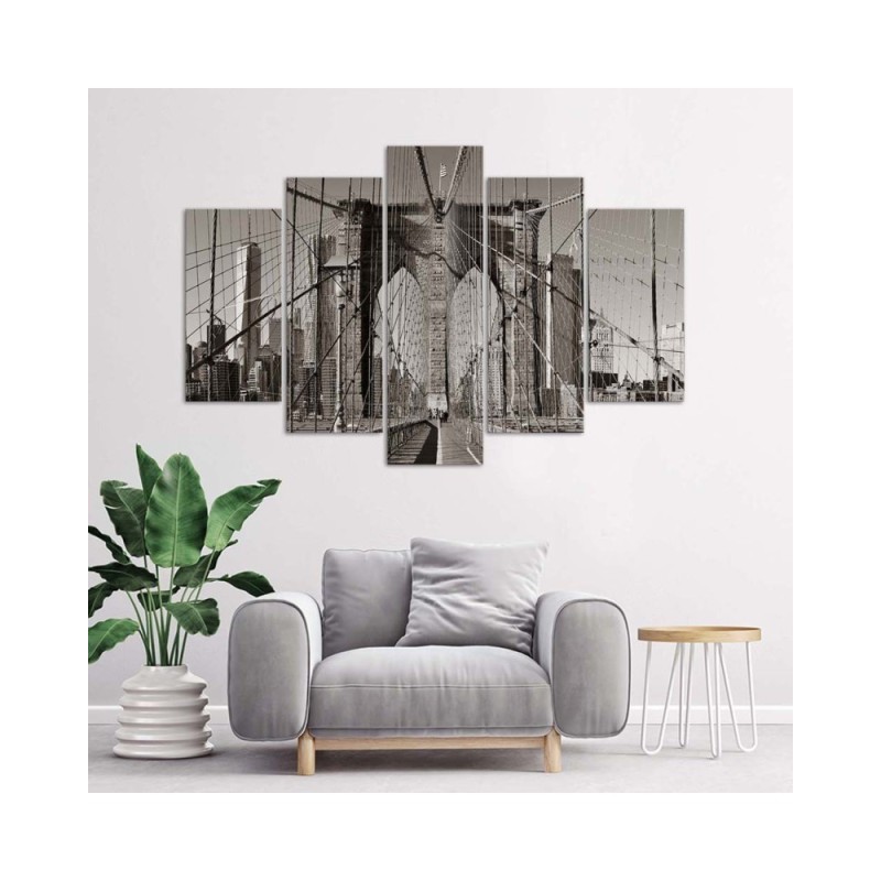 Bild auf Leinwand - Brooklyn-Brücke New York | Feeby