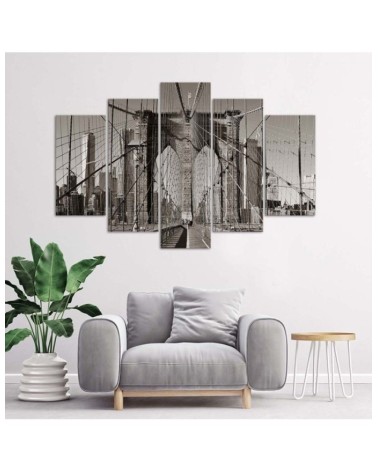 Bild auf Leinwand - Brooklyn-Brücke New York | Feeby