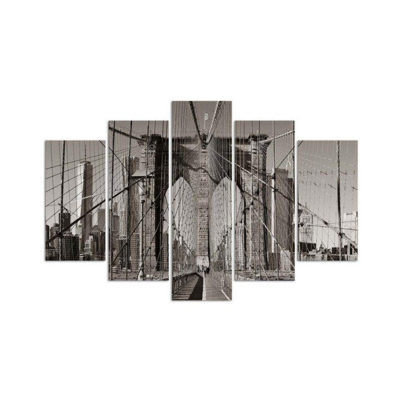 Bild auf Leinwand - Brooklyn-Brücke New York | Feeby