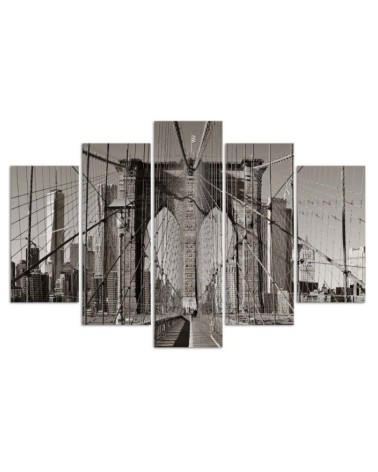 Bild auf Leinwand - Brooklyn-Brücke New York | Feeby