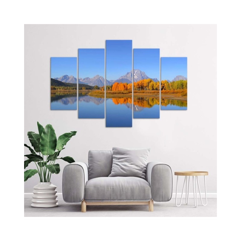 Leinwandbild - Landschaft See Natur | Feeby