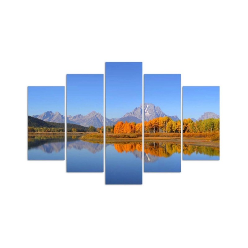 Leinwandbild - Landschaft See Natur | Feeby