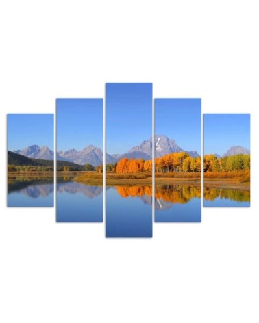 Leinwandbild - Landschaft See Natur | Feeby