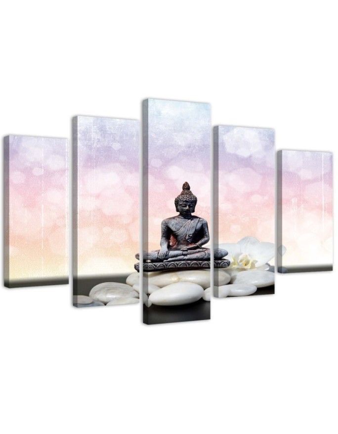 Leinwandbild - Zen Buddha Steine | Feeby