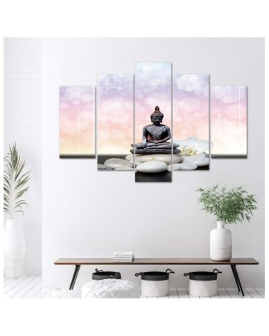 Leinwandbild - Zen Buddha Steine | Feeby