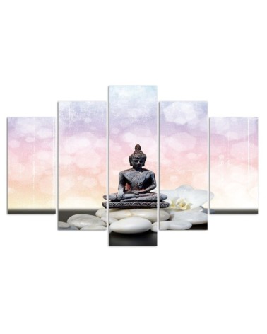Leinwandbild - Zen Buddha Steine | Feeby