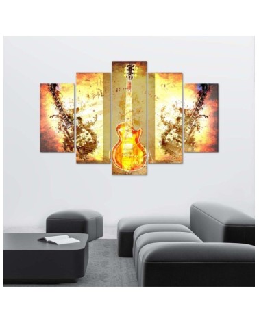 Leinwandbild modern - Gitarrenmusik | Feeby