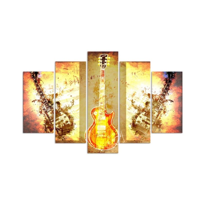 Leinwandbild modern - Gitarrenmusik | Feeby