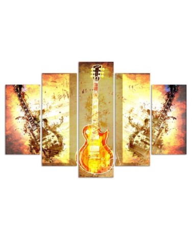 Leinwandbild modern - Gitarrenmusik | Feeby