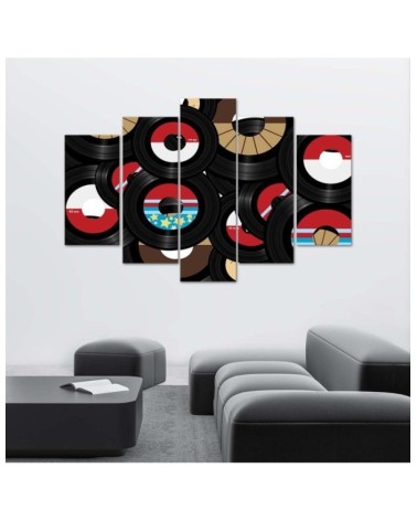 Leinwandbild - Vinyl-Musik | Feeby