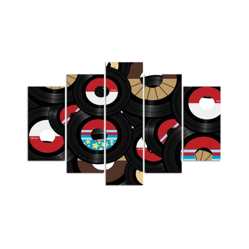 Leinwandbild - Vinyl-Musik | Feeby