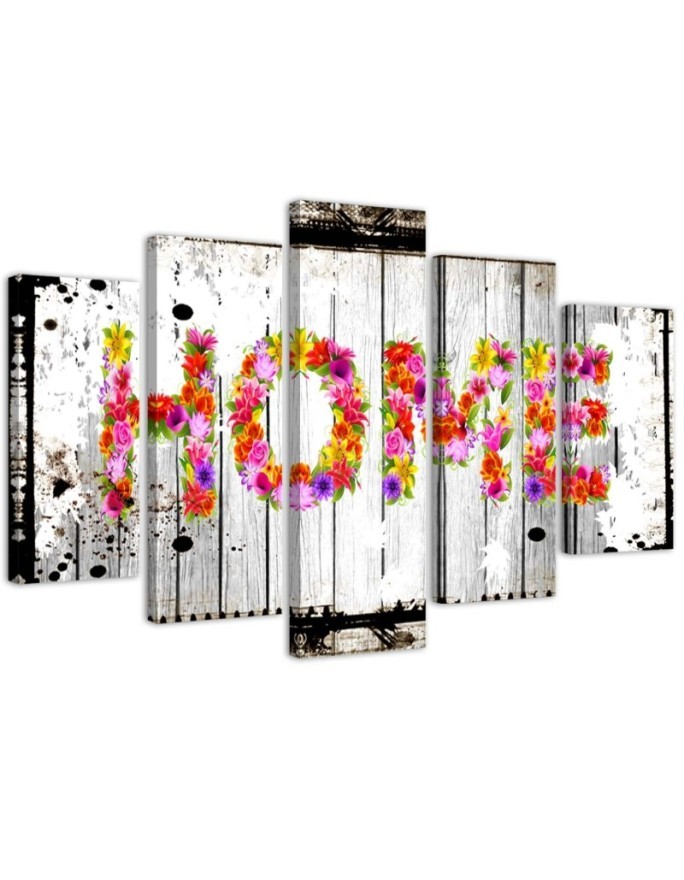 Leinwandbild modern - Startseite Tapete Blumen | Feeby