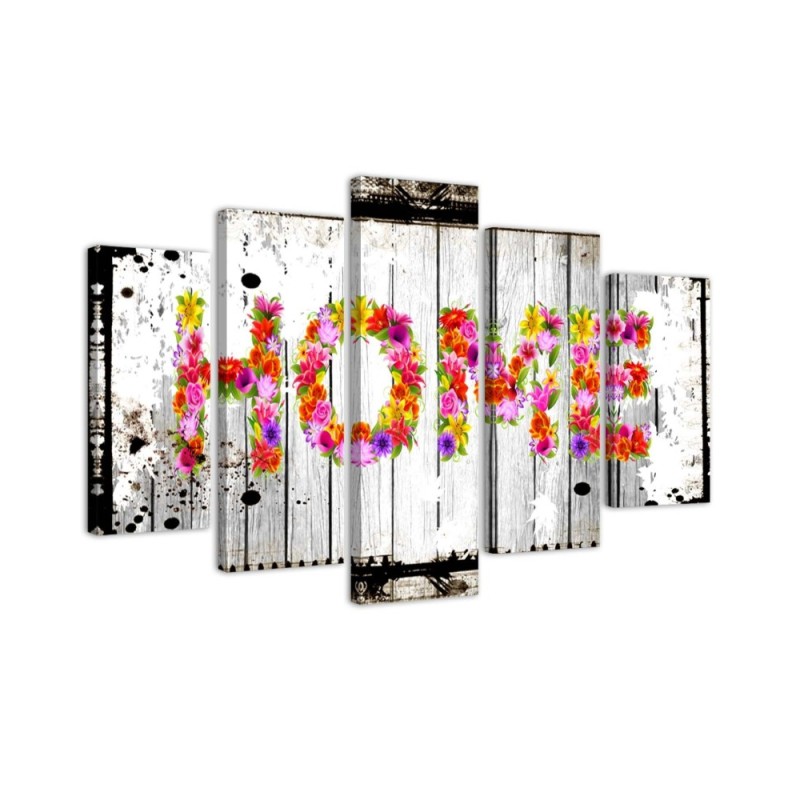 Leinwandbild modern - Startseite Tapete Blumen | Feeby