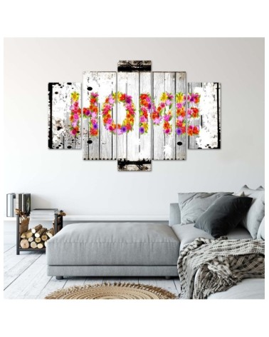Leinwandbild modern - Startseite Tapete Blumen | Feeby