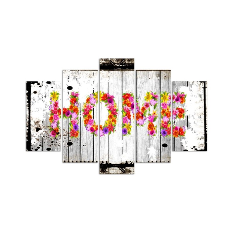 Leinwandbild modern - Startseite Tapete Blumen | Feeby