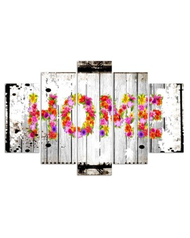 Leinwandbild modern - Startseite Tapete Blumen | Feeby