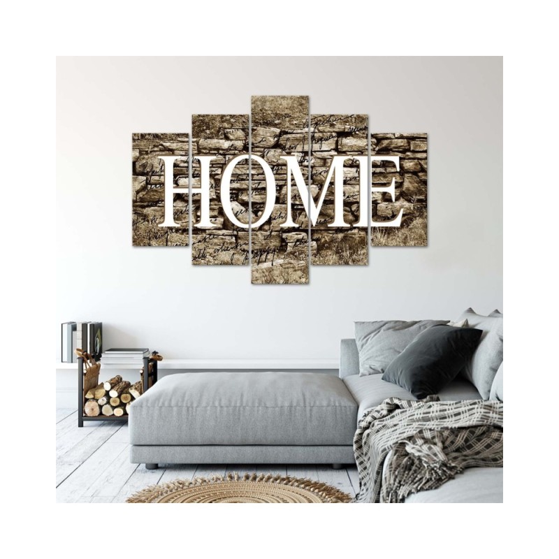 Bild auf Leinwand - Startseite Wandtext | Feeby