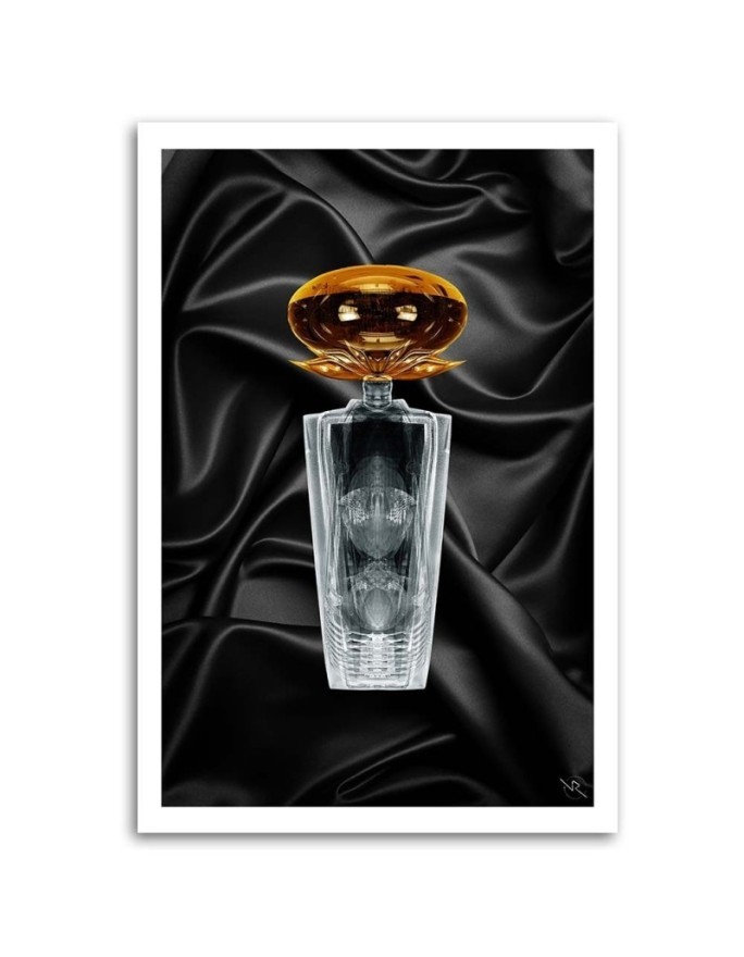 Obraz na płótnie Elegancka butelka perfum Rubiant do spa | FEEBY