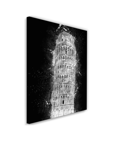 Cornel Vlad's Leaning Tower of Pisa canvas painting | FEEBY