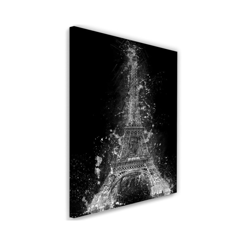 Eiffel Tower canvas painting for living room wall | FEEBY