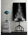 Eiffel Tower canvas painting for living room wall | FEEBY